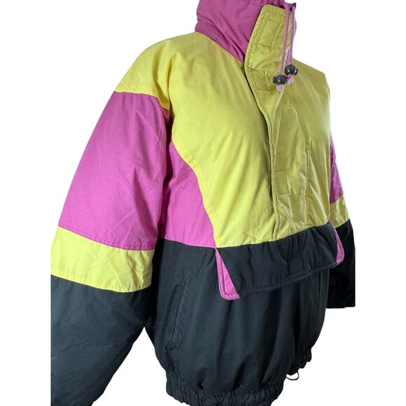 VINTAGE "Natur Daunen" Duck Down Feather Fill,Y2K, Hooded, 80's, Kangaroo Pocket - Picture 2 of 16